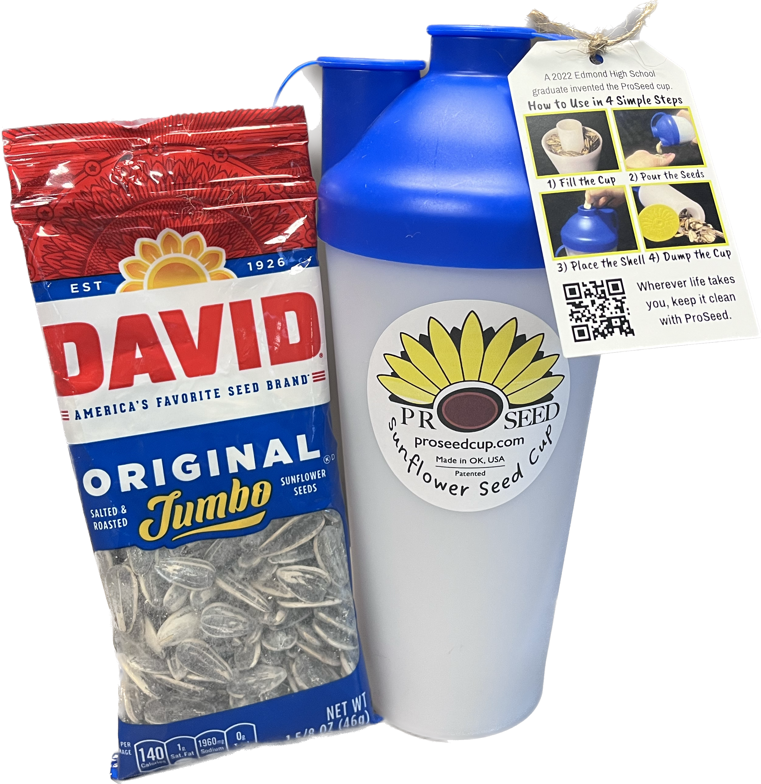 Proseed ProSeed Cup 🌻 The Ultimate Sunflower Seed Snacking Solution