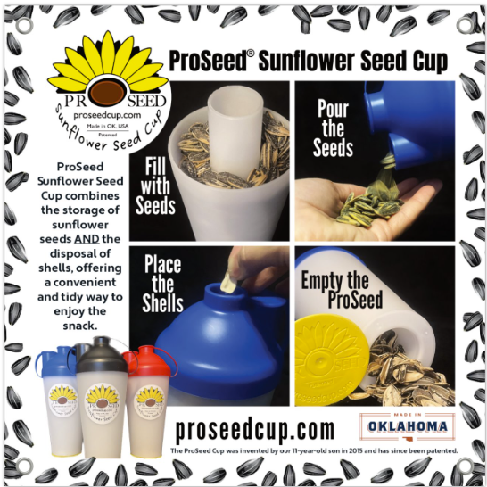 Proseed ProSeed Cup 🌻 The Ultimate Sunflower Seed Snacking Solution
